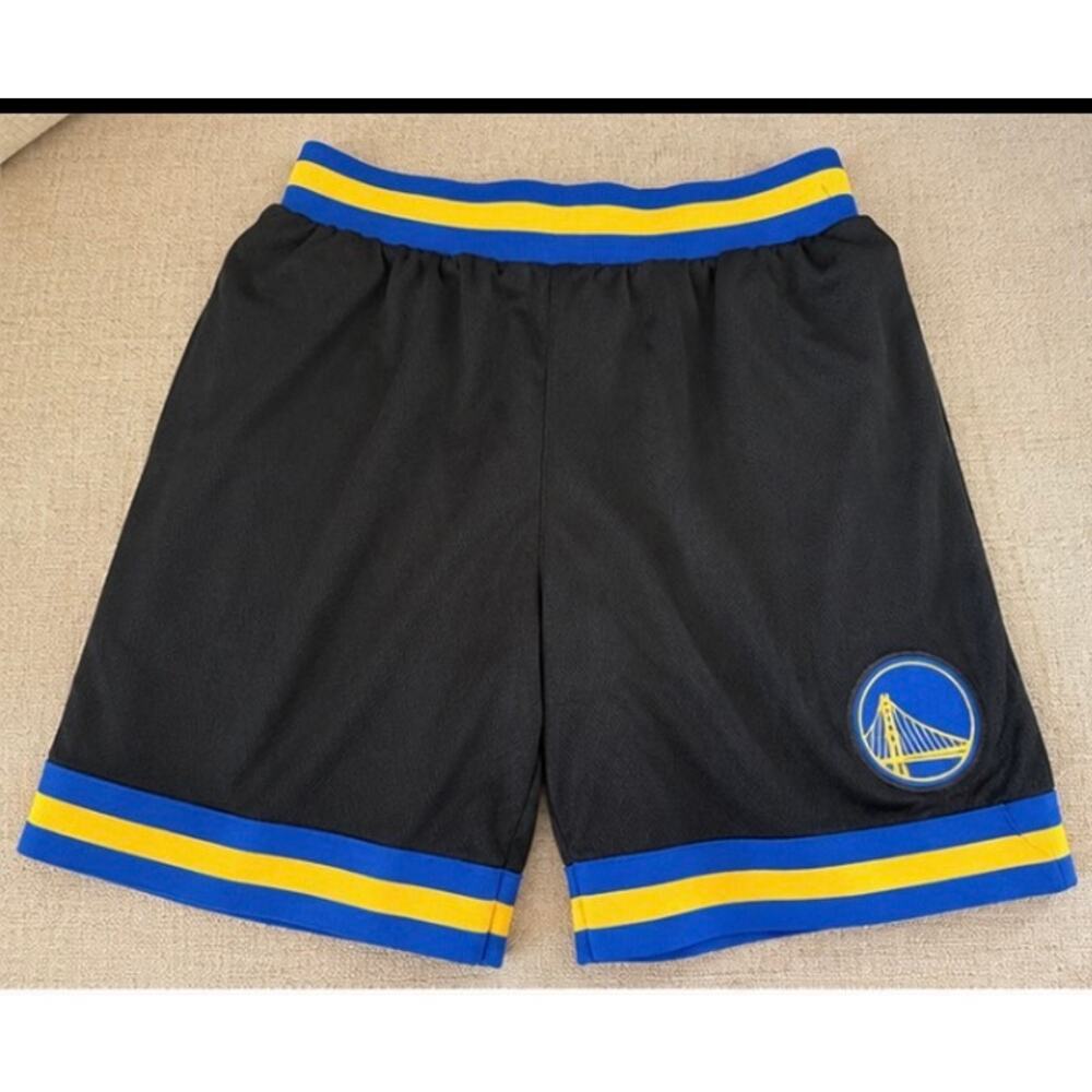 Ultra Game Golden State Warriors Youth Basketball Shorts Size 8 Black NBA